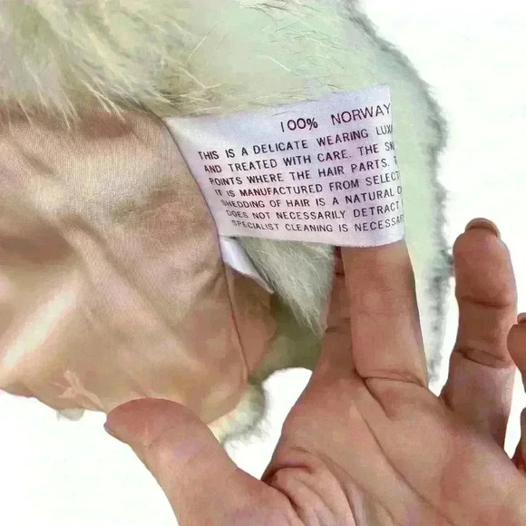 Elam Women’s Vintage Fur Coat 100% Norwegian Blue Fox Size M Luxury Winter Fall - Picture 5 of 13